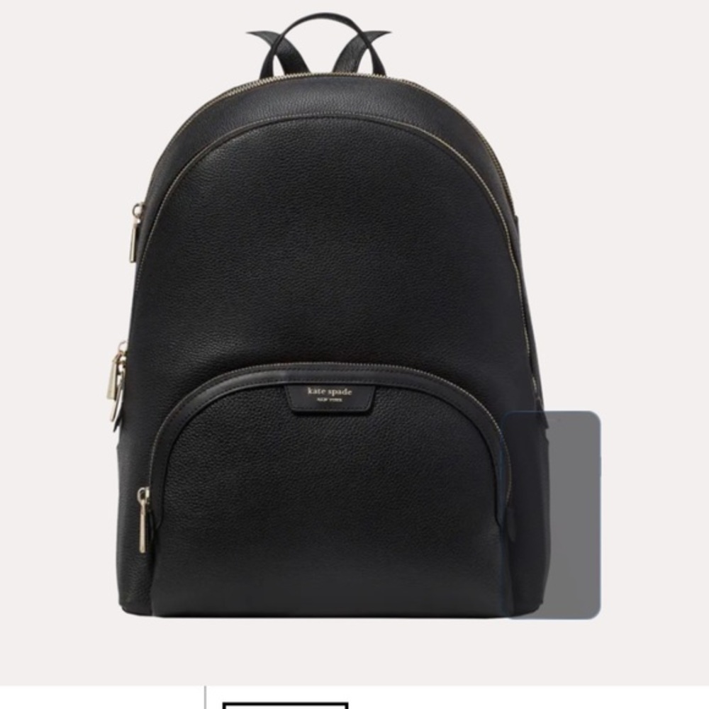 Kate spade pebble leather backpack-EUC